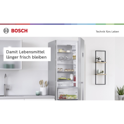 Ψυγειοκαταψύκτης Bosch KGP86AXB0N, NoFrost, Μαύρο Ατσάλι [Ενεργειακή Κλάση B]