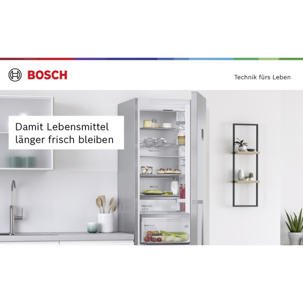 Ψυγειοκαταψύκτης Bosch KGP86AXB0N, NoFrost, Μαύρο Ατσάλι [Ενεργειακή Κλάση B]