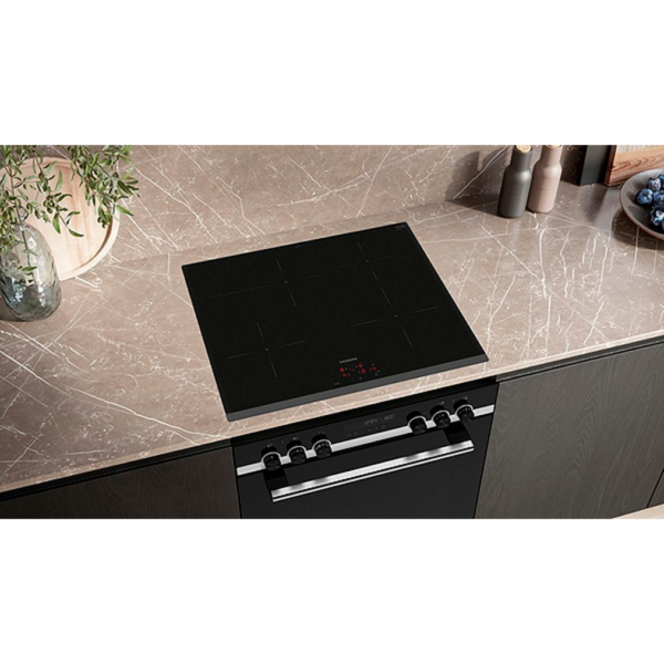 Σετ Εντοιχιζόμενος Φούρνος Siemens EQ322IAAB (HE213ABB4 + EI631CFB1E) με επαγωγική εστία.
