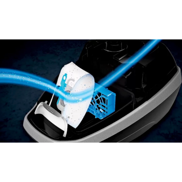 Ηλεκτρική Σκούπα 600W Siemens VSC3A330A με Σακούλα 4lt Γαλάζια