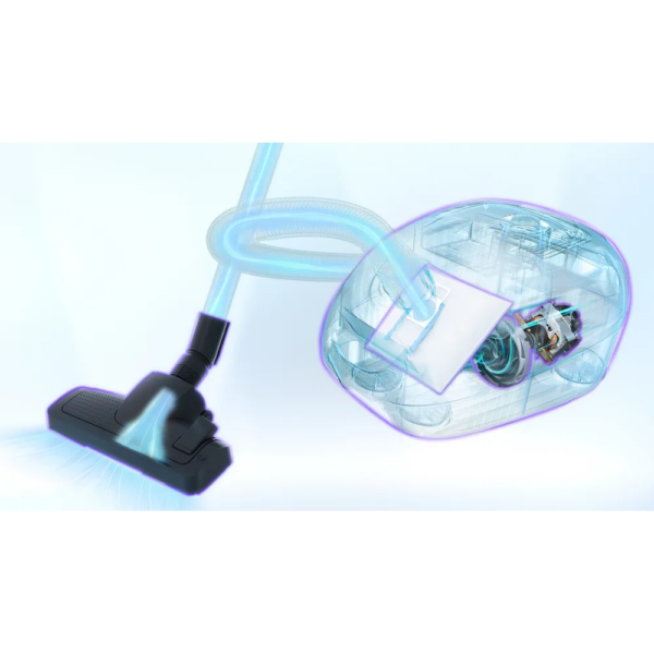 Bosch BGL7EXCL Ηλεκτρική Σκούπα 850W με Σακούλα 5lt Μπλε