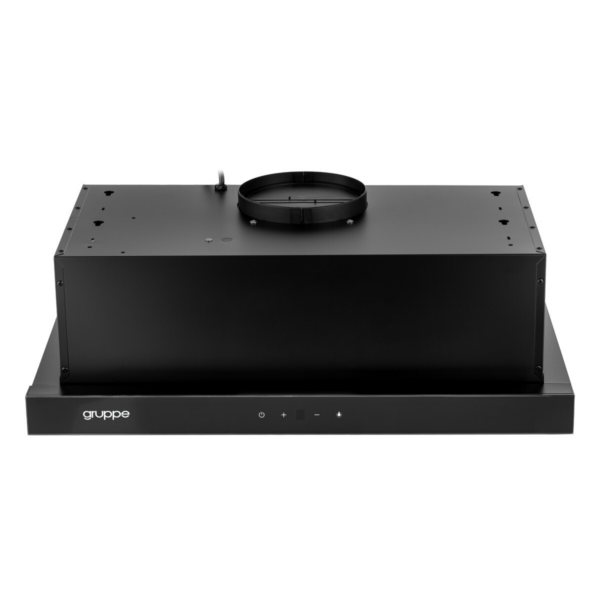 Απορροφητήρας Συρόμενος Gruppe Ammos [01-S-3003A-C05-600], Μαύρος, 60cm