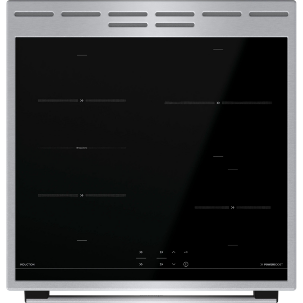 Κουζίνα Gorenje GEIT6E80XPG με επαγωγική εστία από ανοξείδωτο ατσάλι