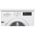 Εντοιχιζόμενο πλυντήριο ρούχων Siemens WI14W443 iQ700, με μπροστινή φόρτωση και χωρητικότητα 8 kg.