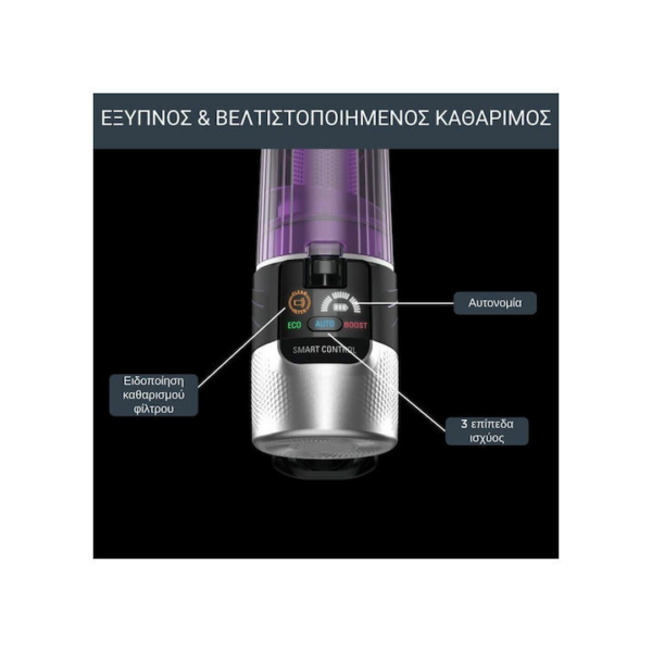 Επαναφορτιζόμενη Σκούπα 2 σε 1 Stick & Χειρός Rowenta X-Force Flex 9.60 Allergy 18V Μαύρη