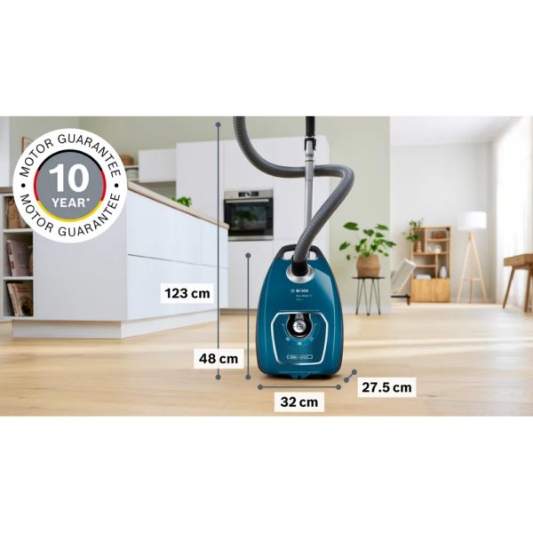 Bosch BGL7EXCL Ηλεκτρική Σκούπα 850W με Σακούλα 5lt Μπλε