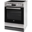 Κουζίνα Beko FSM67320GXS 72lt με Κεραμικές Εστίες, Inox
