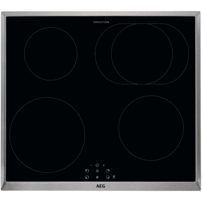 Επαγωγική εστία AEG IEB64010XB πλαίσιο από ανοξείδωτο ατσάλι, μαύρη