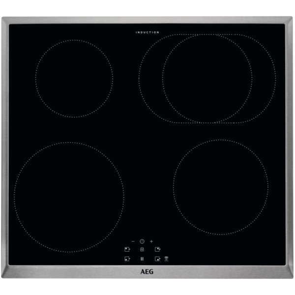 Επαγωγική εστία AEG IEB64010XB πλαίσιο από ανοξείδωτο ατσάλι, μαύρη