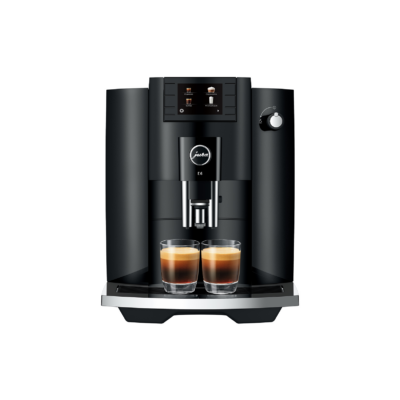 Μηχανή Espresso Jura E6 Piano Black EC 15437 1450W 15bar με Μύλο Άλεσης Μαύρο