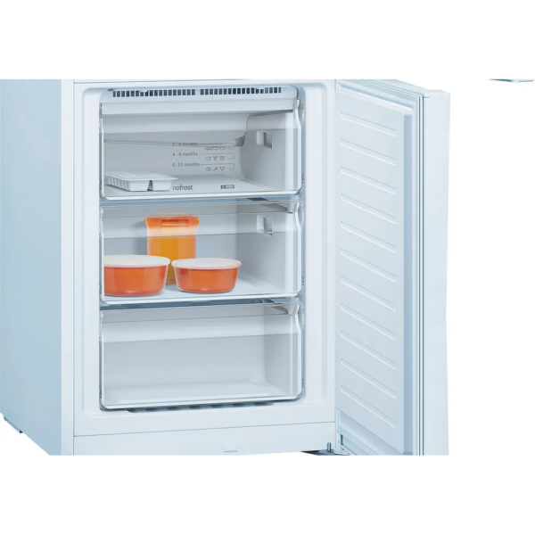 Ελεύθερος ψυγειοκαταψύκτης Pitsos PKNB39VWEA 368lt Total NoFrost, Λευκό