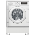 Εντοιχιζόμενο πλυντήριο ρούχων Siemens WI14W443 iQ700, με μπροστινή φόρτωση και χωρητικότητα 8 kg.