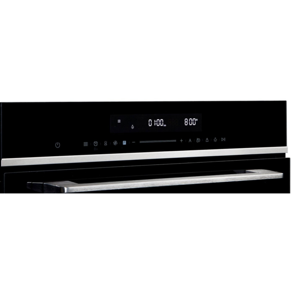 Φούρνος με φούρνο μικροκυμάτων Hanseatic 7NF30T0-E111E, Πρακτική λειτουργία μικροκυμάτων: Για γρήγορο ζέσταμα, σε μαύρο χρώμα