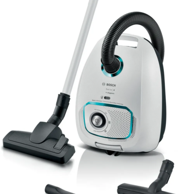 Ηλεκτρική Σκούπα με σακούλα ProHygienic Bosch BGB41HYG1H Σειρά 4 Λευκό