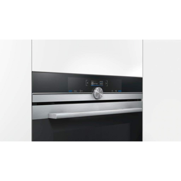 Εντοιχιζόμενος φούρνος Siemens HB674GBS1 iQ700, ανοξείδωτο ατσάλι, A+ & αυτόματο αυτοκαθαρισμό.