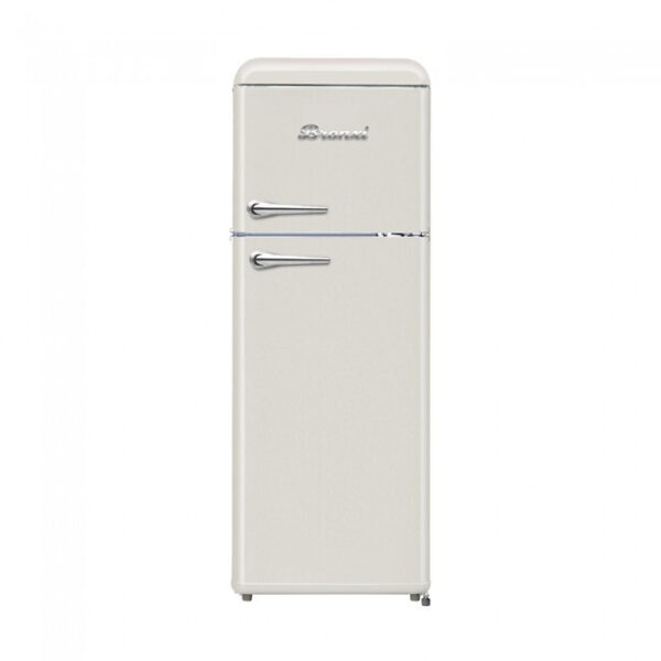 Ψυγείο Δίπορτο 208lt Bronxi Retro BX-1510 CR Μπεζ