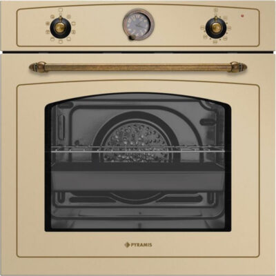 Εντοιχιζόμενος φούρνος Pyramis Rustic 733070 Beige Metal