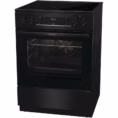 Ελεύθερη Κουζίνα 71lt, Gorenje GEC6C40BG, με Κεραμικές Εστίες, με Υδρόλυση, Π60εκ, Α, Μαύρη