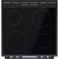 Ελεύθερη Κουζίνα 71lt, Gorenje GEC6C40BG, με Κεραμικές Εστίες, με Υδρόλυση, Π60εκ, Α, Μαύρη