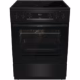 Ελεύθερη Κουζίνα 71lt, Gorenje GEC6C40BG, με Κεραμικές Εστίες, με Υδρόλυση, Π60εκ, Α, Μαύρη