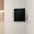 Εντοιχιζόμενος Φούρνος Gorenje BSA 6747 A04BG / 77L / Μαύρο