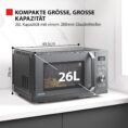 Φούρνος μικροκυμάτων Toshiba MW3-AC26SFI(MG) με γκριλ και ζεστό αέρα 6 σε 1 με ατμομάγειρα 26L