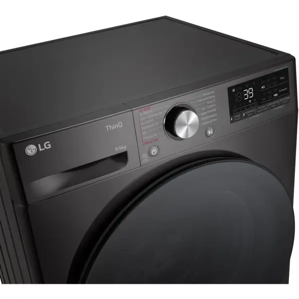 LG W4WR7096YB Πλυντήριο-Στεγνωτήριο Εμπρόσθιας Φόρτωσης Κατηγορίας D 9-6kg 62 x 60 x 85 cm Wi-Fi AI Direct Drive Βαθύς Καθαρισμός με Steam TurboWash 360 Μεγάλης Χωρητικότητας Εξωτερική Πόρτα από Σκληρυμένο Γυαλί Λευκό [Ενεργειακή Κλάση D]