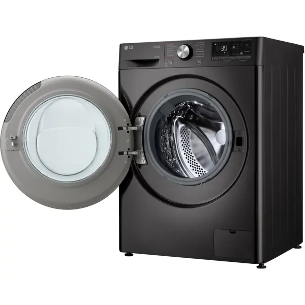 LG W4WR7096YB Πλυντήριο-Στεγνωτήριο Εμπρόσθιας Φόρτωσης Κατηγορίας D 9-6kg 62 x 60 x 85 cm Wi-Fi AI Direct Drive Βαθύς Καθαρισμός με Steam TurboWash 360 Μεγάλης Χωρητικότητας Εξωτερική Πόρτα από Σκληρυμένο Γυαλί Λευκό [Ενεργειακή Κλάση D]