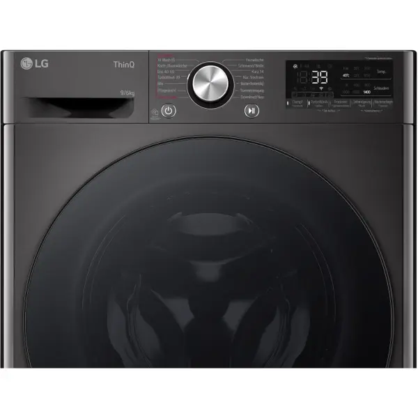 LG W4WR7096YB Πλυντήριο-Στεγνωτήριο Εμπρόσθιας Φόρτωσης Κατηγορίας D 9-6kg 62 x 60 x 85 cm Wi-Fi AI Direct Drive Βαθύς Καθαρισμός με Steam TurboWash 360 Μεγάλης Χωρητικότητας Εξωτερική Πόρτα από Σκληρυμένο Γυαλί Λευκό [Ενεργειακή Κλάση D]