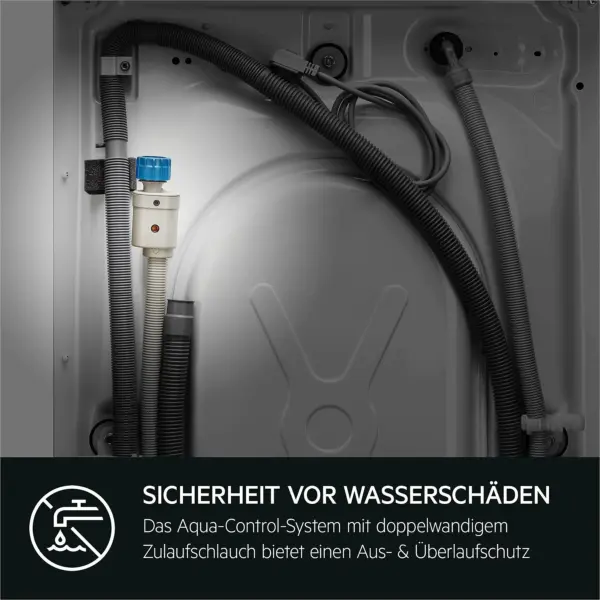 Πλυντήριο ρούχων AEG L6FBG51470 Σειρά 6000 με ProSense, Νικητής δοκιμής του Stiftung Warentest, 7,0 kg