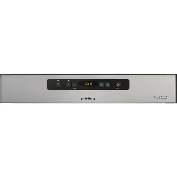 Πλυντήριο πιάτων με υποστήριγμα Privileg RUO 3T133 AFX, 60 cm, 14 σερβίτσια / Γρήγορο & Καθαριστικό