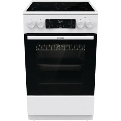 Κουζίνα Ελεύθερη Με Κεραμικές Εστίες Gorenje GEC5C41WG, 50cm, Λευκή