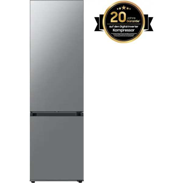 Ψυγειοκαταψύκτης Samsung BeSpoke RB38A7CGTS9, Total NoFrost 387lt, Υ203xΠ59.5xΒ66εκ., Inox