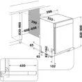 Πλυντήριο πιάτων με εντοιχισμό, Bauknecht B7U HS51 X, 60 cm, 15 σερβίτσια