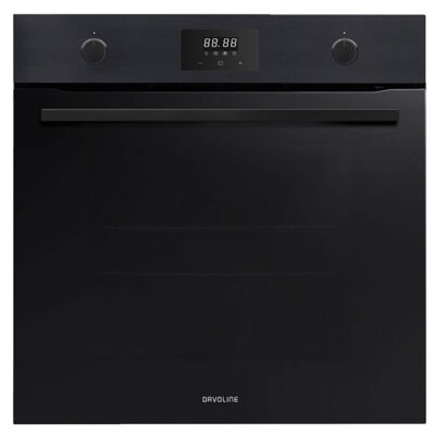 Σετ Εντοιχιζόμενος Φούρνος DAVOLINE BPDX 6012 BL, 72lt με Κεραμική εστία Davoline BVC 6005
