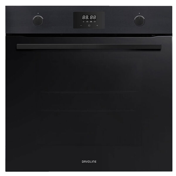 Σετ Εντοιχιζόμενος Φούρνος DAVOLINE BPDX 6012 BL, 72lt με Κεραμική εστία Davoline BVC 6005