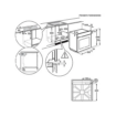 Σετ Εντοιχιζόμενος Φούρνος AEG OU5PE40SM 5000 SurroundCook®, φούρνος με πυρολυτική αυτοκαθαριζόμενη λειτουργία, συμπεριλαμβανομένης της εστίας AEG HE604062XB (θερμότητα ακτινοβολίας, A++, 72 l)
