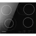 Κεραμική Εστία Samsung NZ64H25568K/EG, 4 ζώνες, Μαύρο