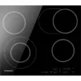 Κεραμική Εστία Samsung NZ64H25568K/EG, 4 ζώνες, Μαύρο