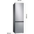 Συνδυασμός ψυγείου/καταψύκτη Samsung RL38T602CSA, Ύψος 203 cm, 390 L, Εμφάνιση ανοξείδωτου χάλυβα, No Frost+