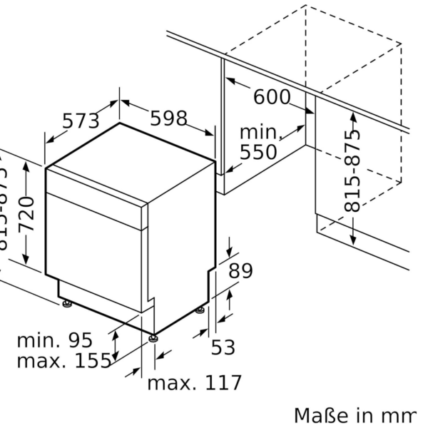Πλυντήριο Πιάτων Bosch SMU6ZCS00E Σειρά 6 Πλάτος 60 cm,Ενεργειακή Κλάση C