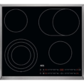 Αυτόνομη γυάλινη κεραμική εστία AEG HRB64479XB / 60 cm / Πλαίσιο από ανοξείδωτο ατσάλι