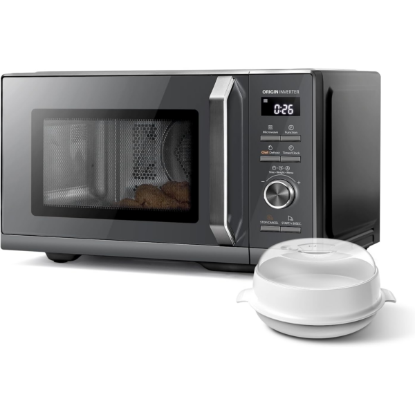 Φούρνος μικροκυμάτων Toshiba MW3-AC26SFI(MG) με γκριλ και ζεστό αέρα 6 σε 1 με ατμομάγειρα 26L