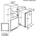 Εντοιχιζόμενος καταψύκτης 880 mm / 98 L/Πόρτα ανάκλησης A++, AEG ABB688E1LS