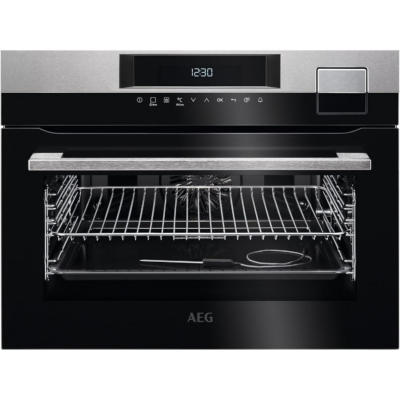 Eντοιχιζόμενος φούρνος AEG KSK792220M 9000 SteamPro®/ Ανοξείδωτο ατσάλι με φινίρισμα κατά των δακτυλικών αποτυπωμάτων
