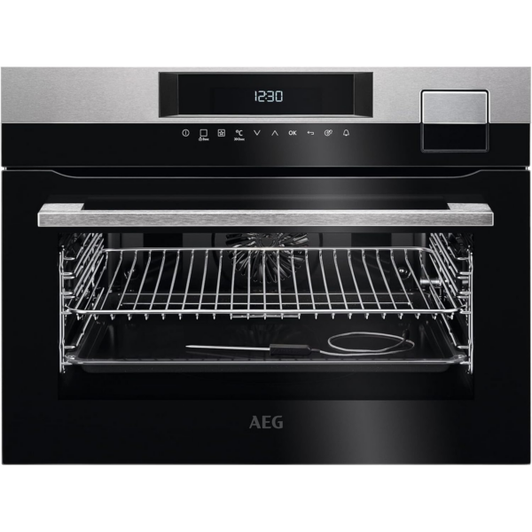 Eντοιχιζόμενος φούρνος AEG KSK792220M 9000 SteamPro®/ Ανοξείδωτο ατσάλι με φινίρισμα κατά των δακτυλικών αποτυπωμάτων