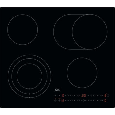Κεραμική Εστία Αυτόνομη AEG HK654070IB / 60 cm - μαύρο κεραμικό γυαλί