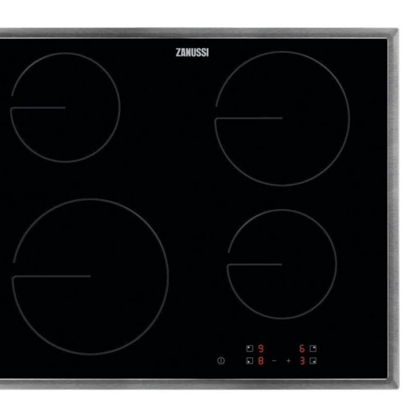 Σετ Εντοιχιζόμενος Φούρνος Zanussi ZHRN641X Κεραμική Εστία με Πλαίσιο με Zanussi ZOB33701MR Φούρνος άνω Πάγκου 72lt