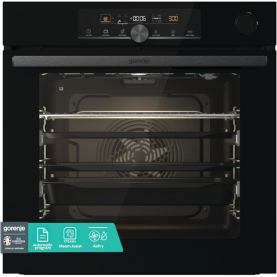 Εντοιχιζόμενος Φούρνος Gorenje BSA 6747 A04BG / 77L / Μαύρο