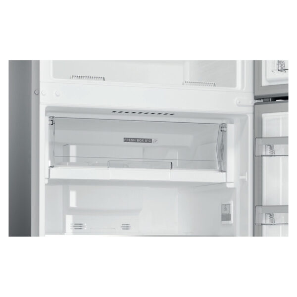 WHIRLPOOL Ψυγείο Δίπορτο 423lt Total NoFrost Activ0° FreshBox+ Υ180xΠ70xΒ72.5εκ. Inox WT70I 832 X